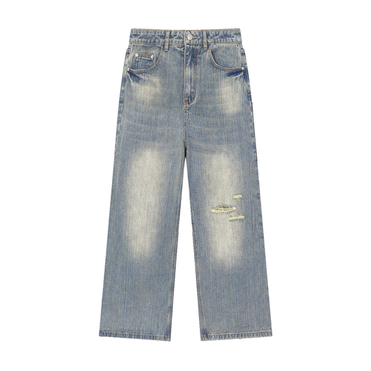 CLONVO Straight Fit Jeans